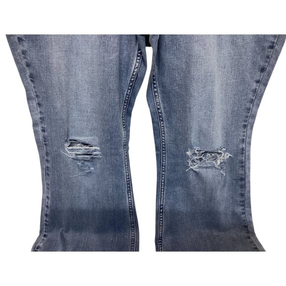 16 Petite Jeans Pacific Denim Flare Jeans Candace Cameron Bure A488181 $89 - Picture 4 of 8